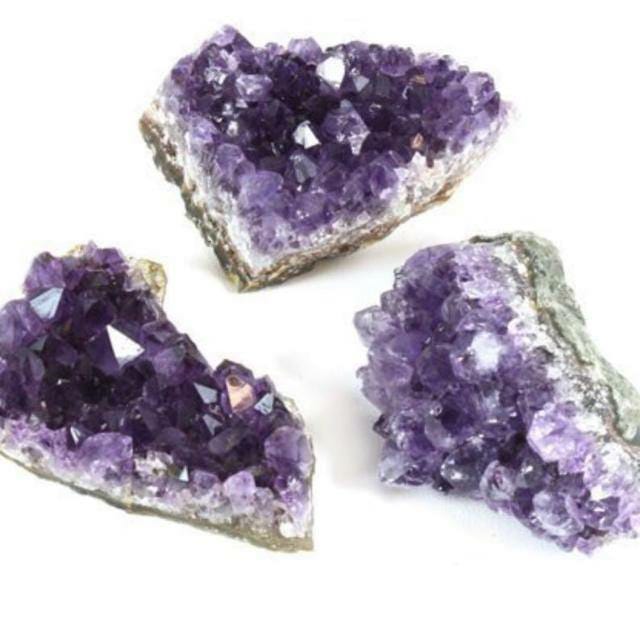 Amethyst clusters