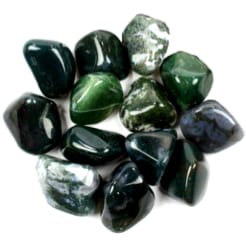 Green Agate Tumbles