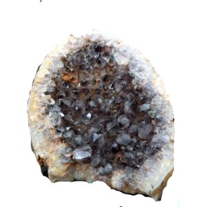 Hammered smoky Quartz Clusters Crystals