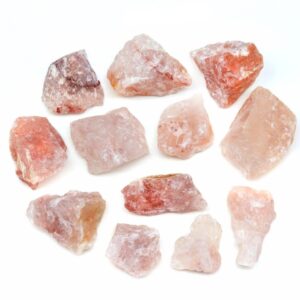 Hammered Fire quartz hematoid quartz Crystals