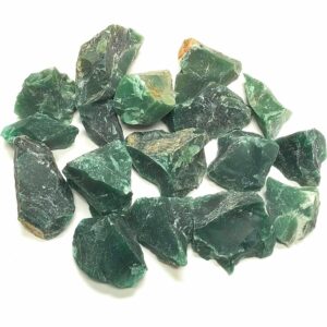 Hammered Green Agate Crystals