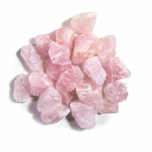 Hammered Rose Quartz Crystals