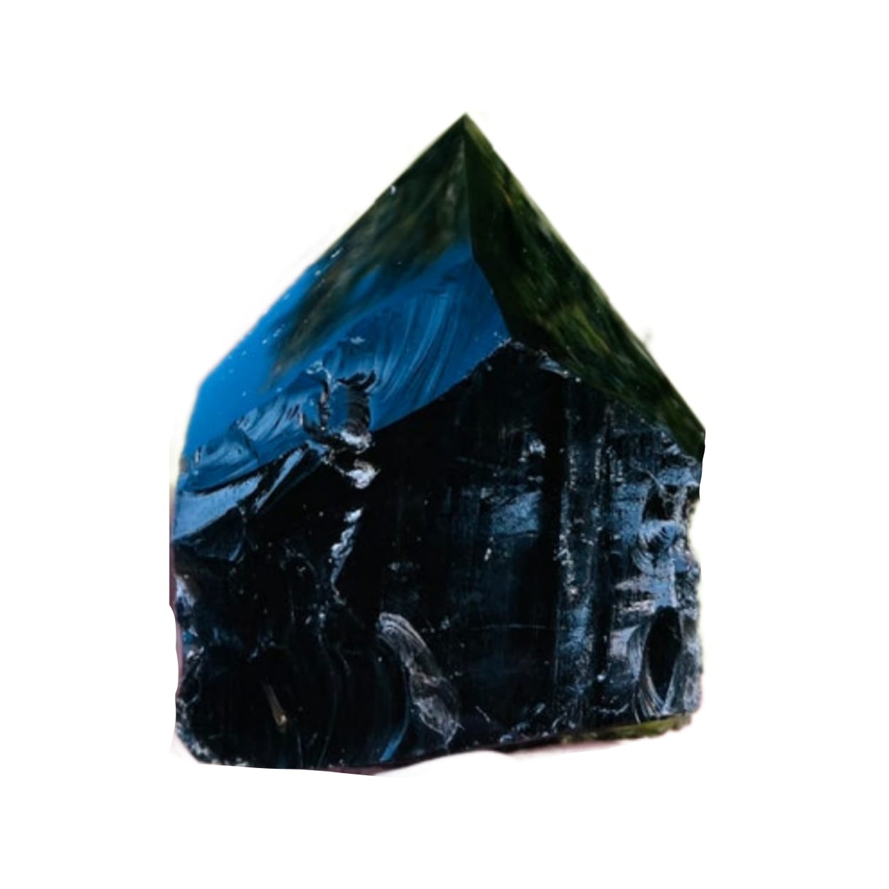 Black Obsidian Top Polish Points