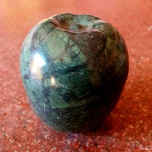 Green Marble Apple Handcrafted