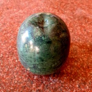 Green Marble Apple Handcrafted