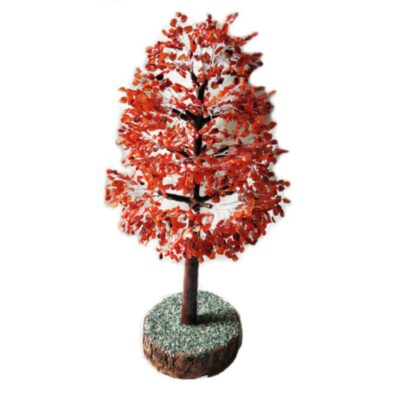 Red Agate Gemstone Trees