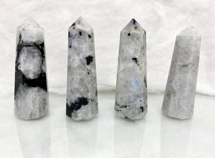 Rainbow Moonstone Tower Obelisks - Image 3