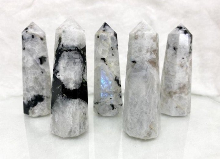 Rainbow Moonstone Tower Obelisks