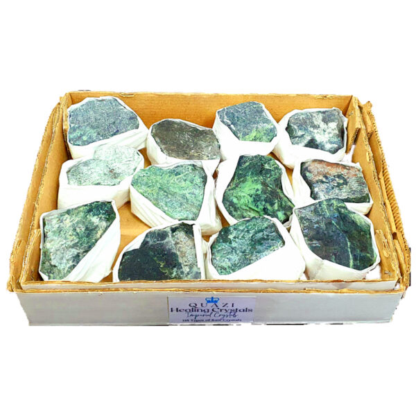 Serpentine crystal flat box
