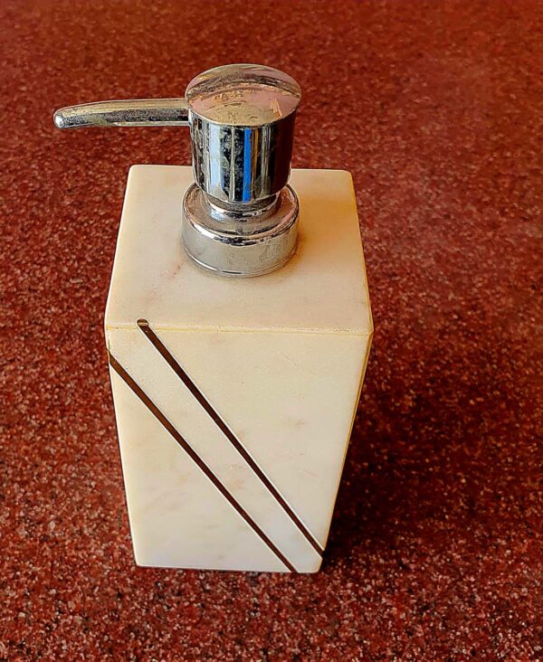 Soap Dispenser Marble Handcrafted