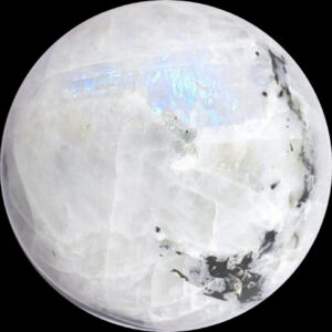 White Rainbow Moonstone crystal Sphere ball