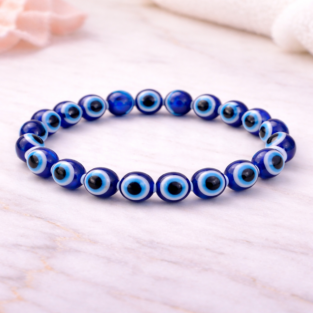 Evil eye bracelet by quazi mineral