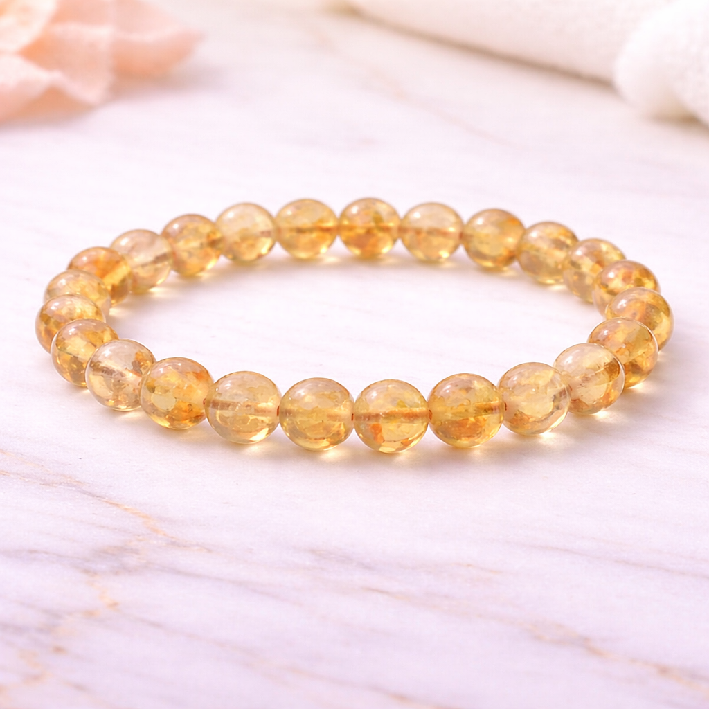 citrine bracelet quazi mineral