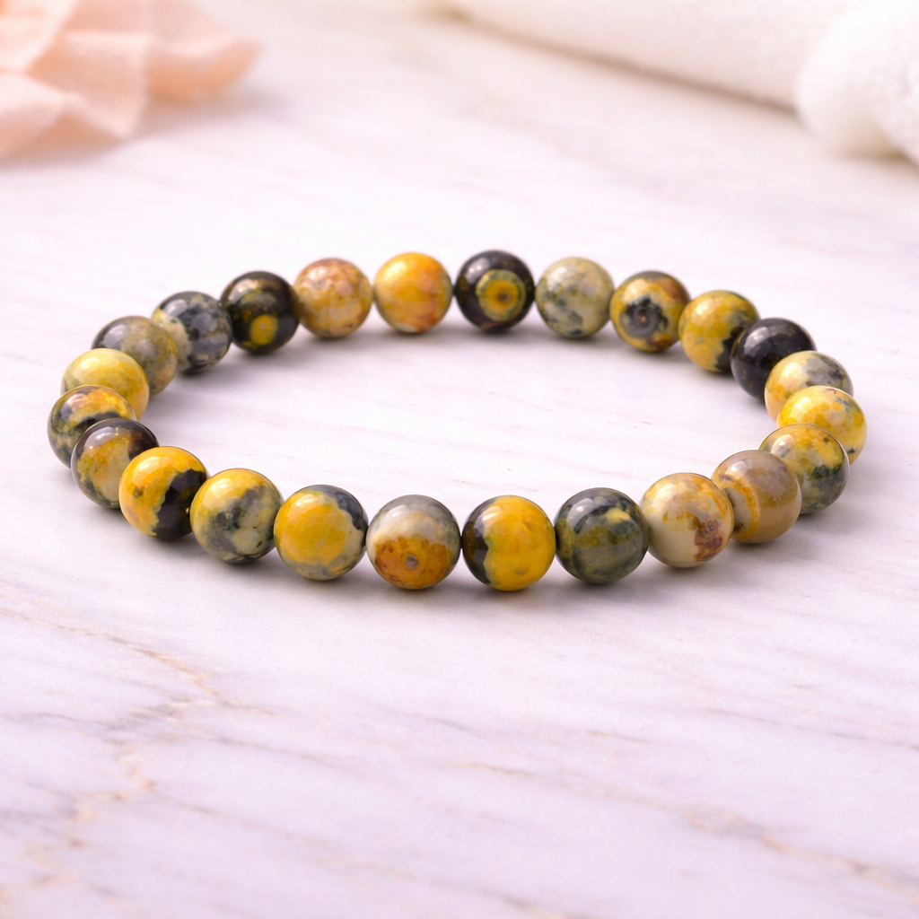 Bumblebee Jasper bracelet quazi mineral