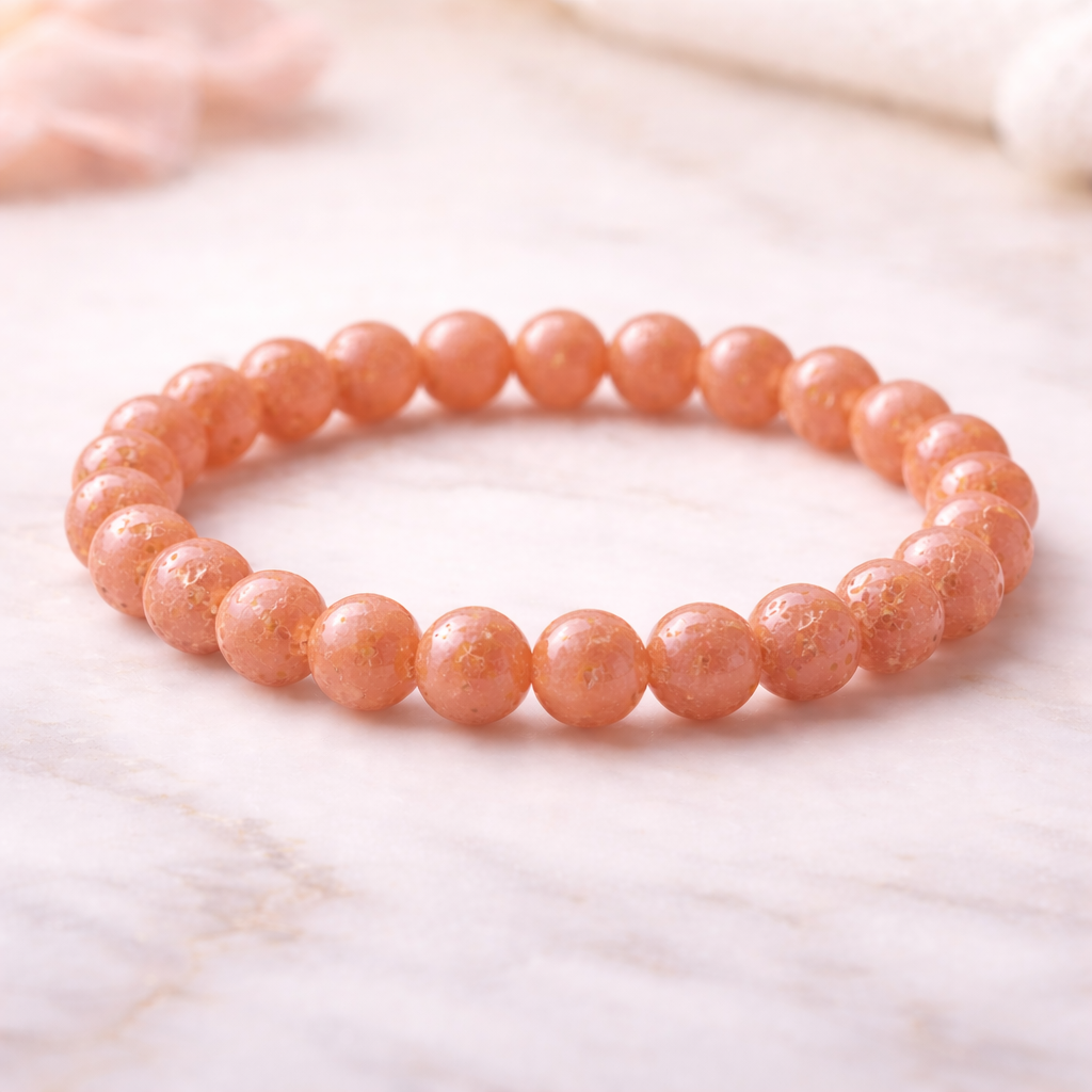 Sunstone bracelet by quazi mineral