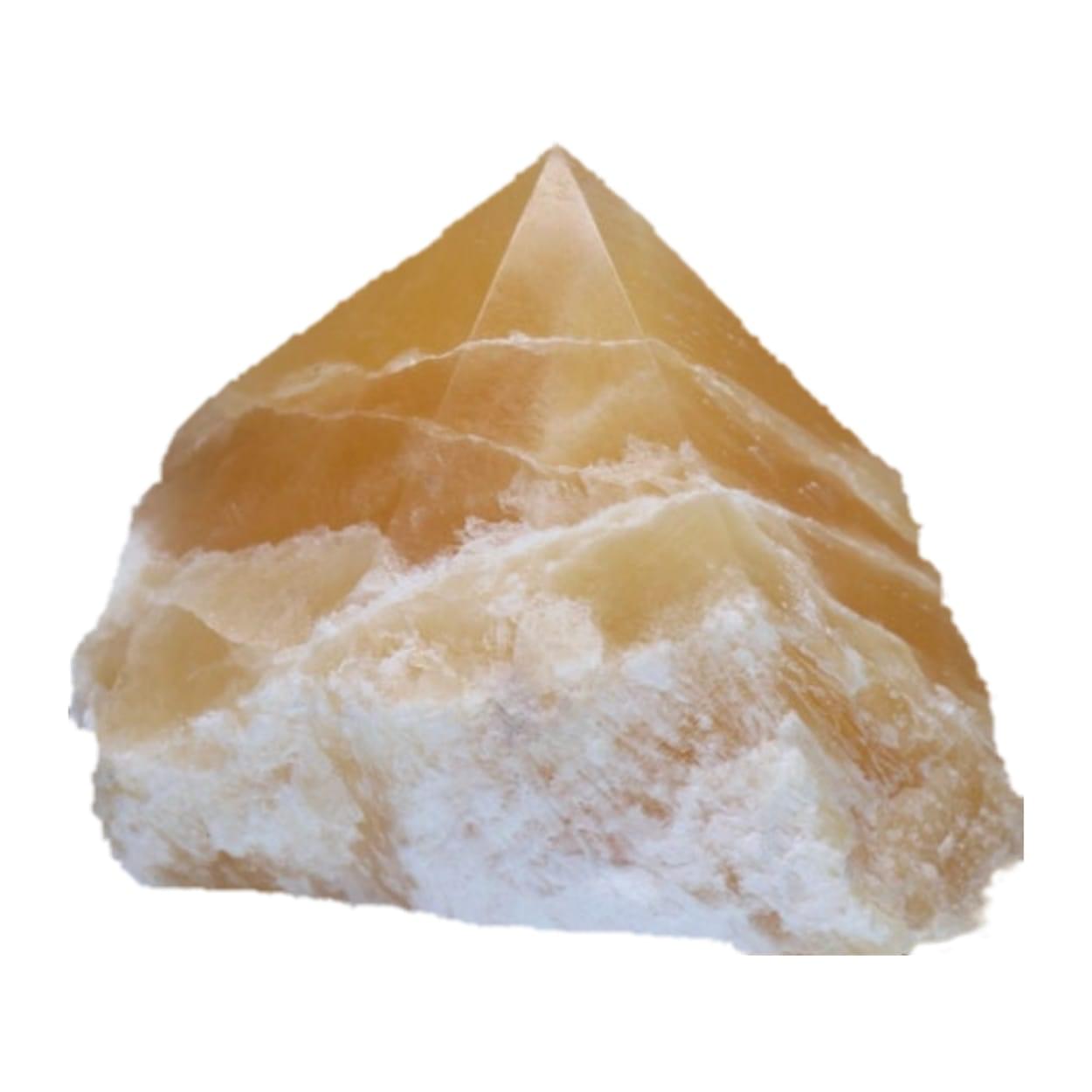 Golden Calcite Top Polish Points